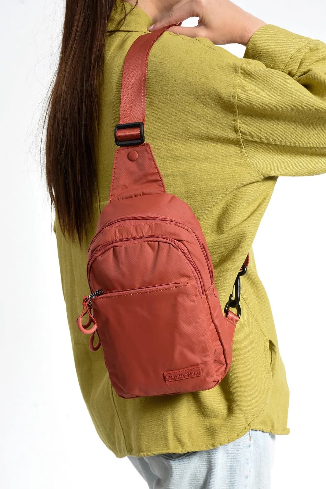 571 Collections, Su Geçirmeyen, Su İtici Hafif Paraşüt Kumaş, Günlük, Unisex Bodybag Çapraz Çanta 9N