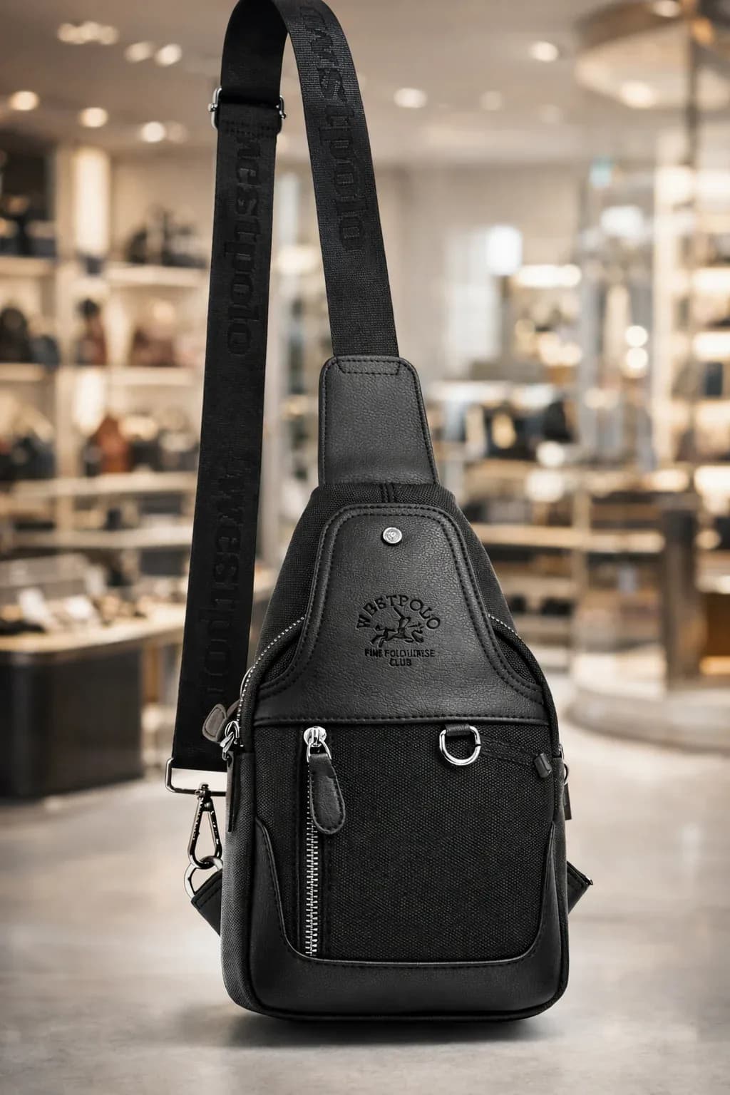 Westpolo 7038 Canvas Eskitme Günlük Erkek Bodybag Çapraz Çanta